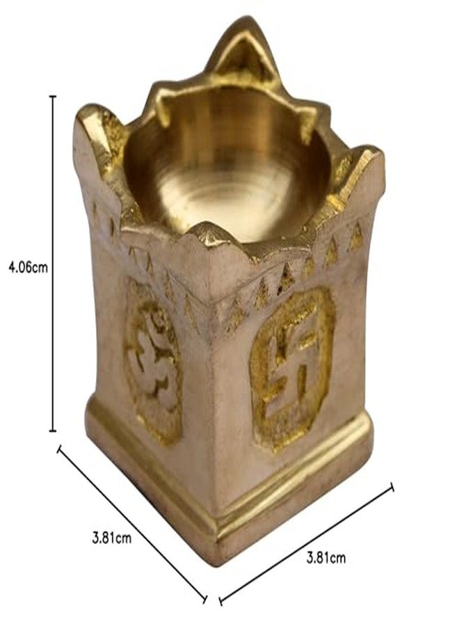 ات او اس 365 مصباح نحاسي للطقوس الدينية ITOS365 (بني_1.4 بوصة × 1.4 بوصة × 1.5 بوصة) - Image 4